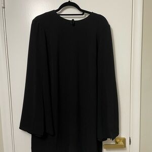Dress the Population Black Sheath Dress with Bishop Sleeves